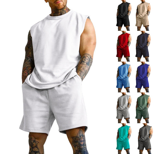 Herren sportliches Kurzarm-Set aus atmungsaktivem Material Drune