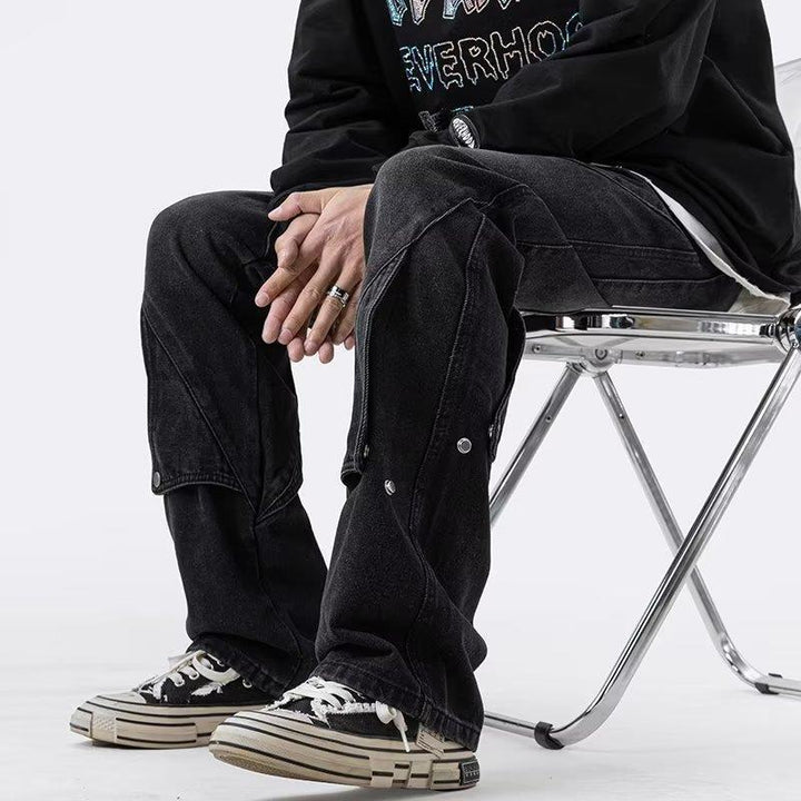 Herren Lässige Utility Jeans mit praktischen Taschen Drune