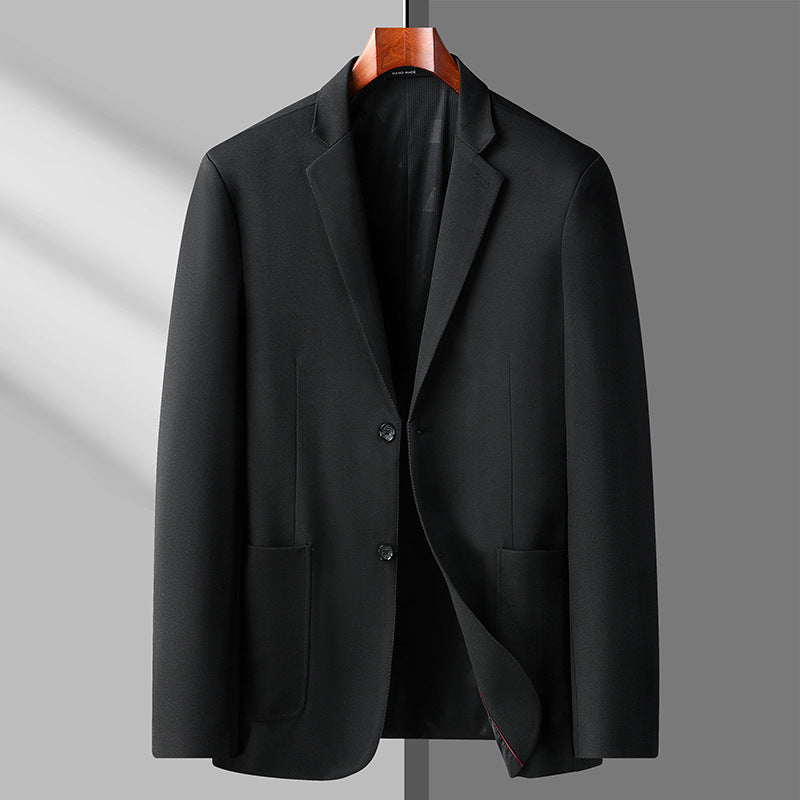 Herren Slim-Fit Sakko mit aufgesetzten Taschen und minimalistischem Revers Drune