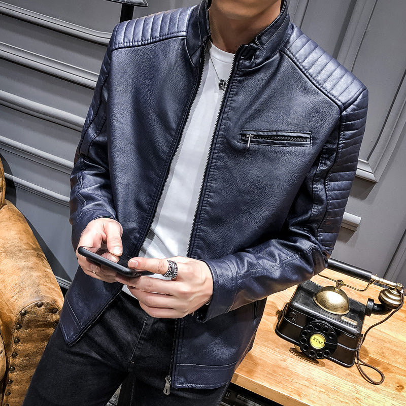 Herren Stylishe Bikerjacke Drune