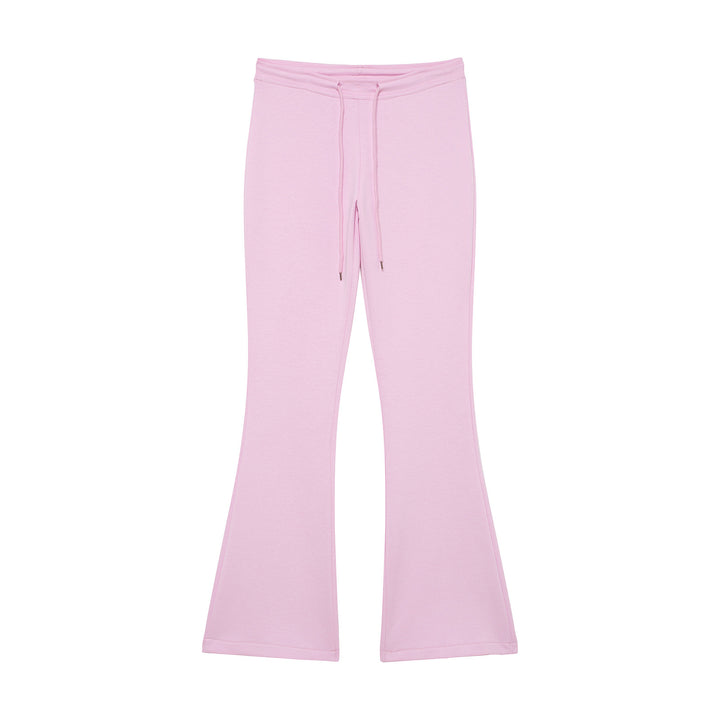 Damen Highwaist Schlaghose aus weichem Sweat mit Tunnelzug Drune