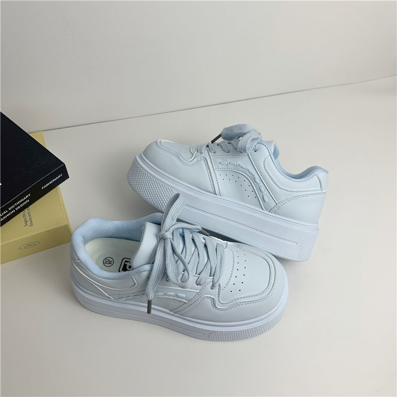 Damen Platform Sneakers mit modischem Design und dämpfender Sohle Drune