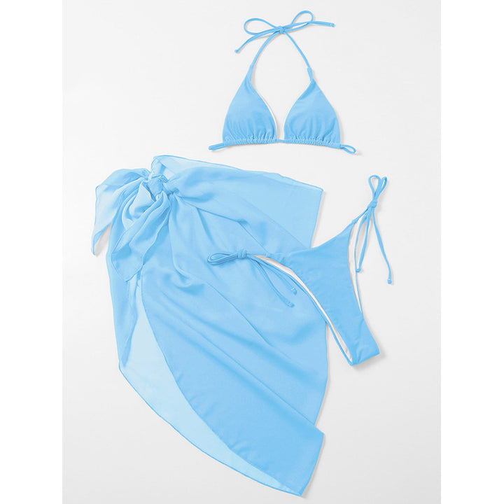 Damen Triangel-Bikini mit leichtem Überwurf Drune