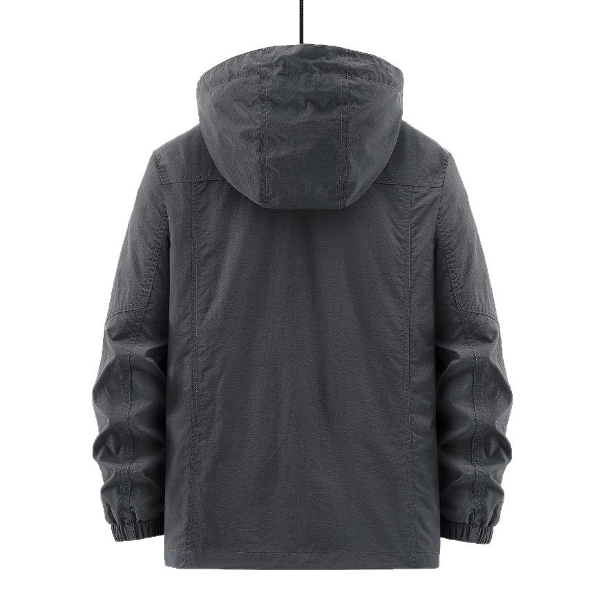 Herren Robuste Wetterjacke mit praktischen Taschen Drune