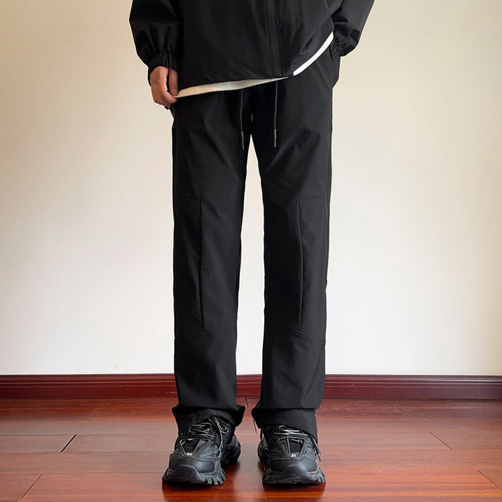 Herren Wasserabweisende Tech-Hose mit geradem Bein, verstärkten Kniepartien & Tunnelzug Drune