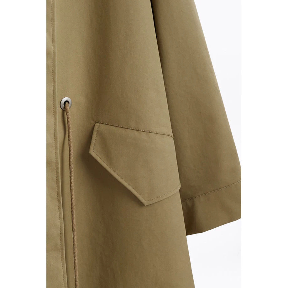 Damen Modische Übergangsjacke mit hohem Kragen Drune 1789268979