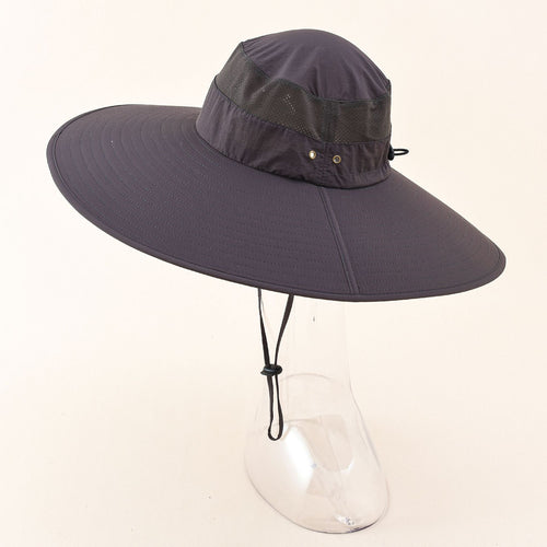 Damen Outdoor Sonnenhut mit breiter Krempe und atmungsaktiver Netzstruktur Drune