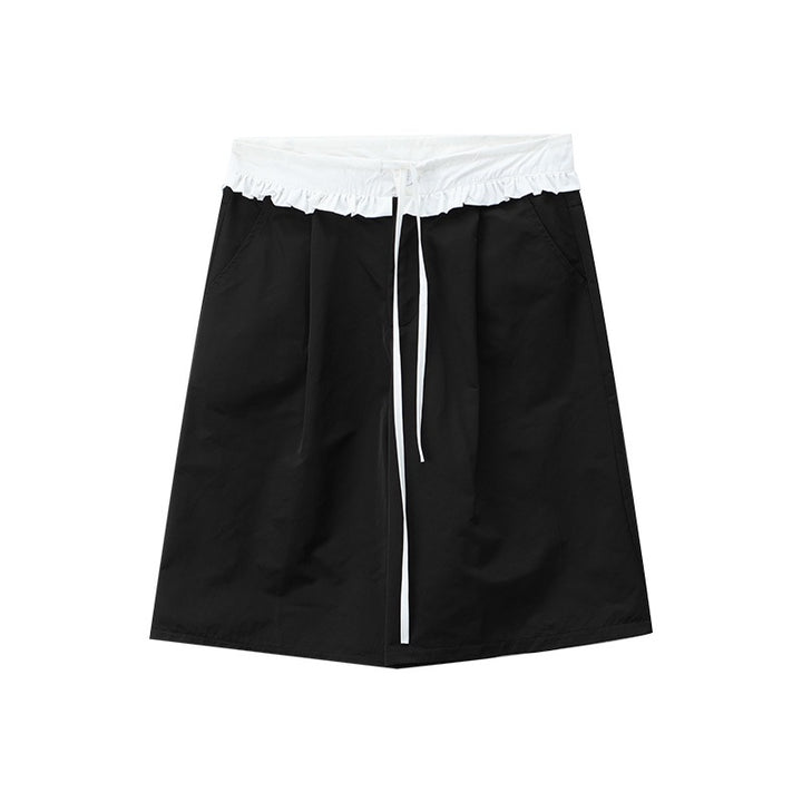 Damen Casual Weite Utility Shorts Drune