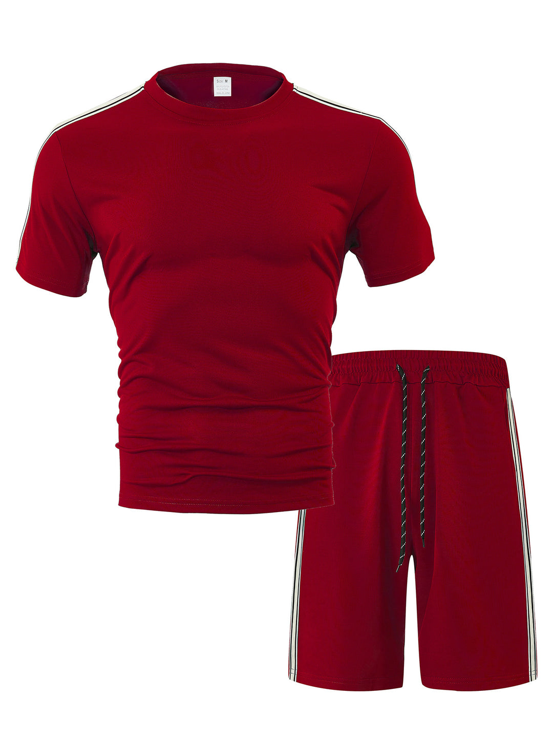 Herren Sportliches T-Shirt und Shorts Set Drune