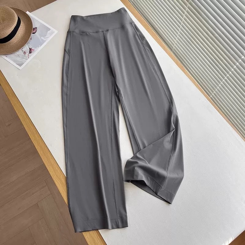 Damen weite Relax-Hose mit hohem Bund Drune