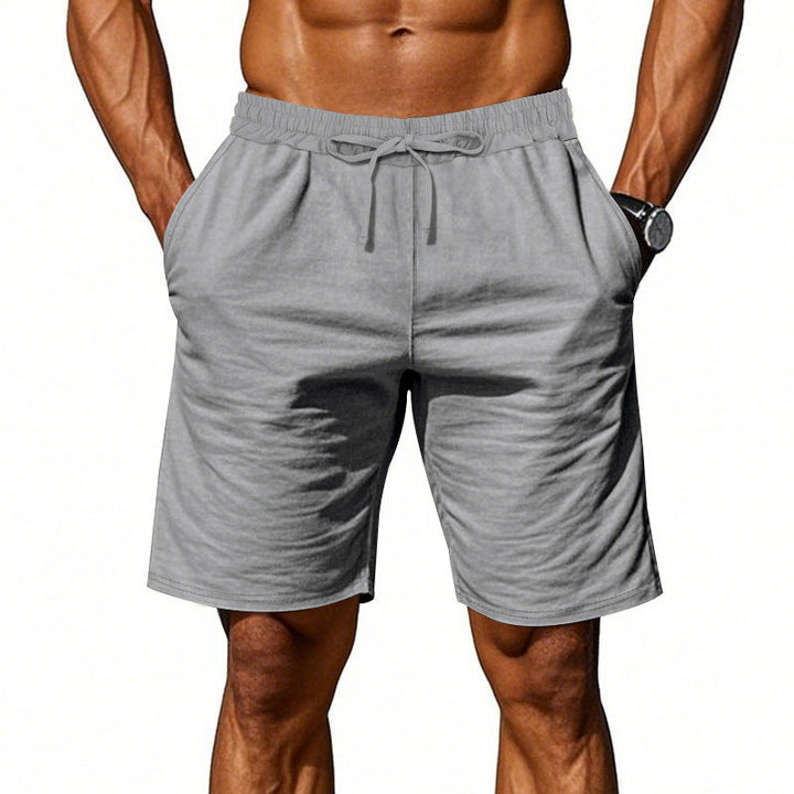 Herren nan lässige Baumwollmix Freizeitshorts mit elastischem Bund und Seitentaschen Drune