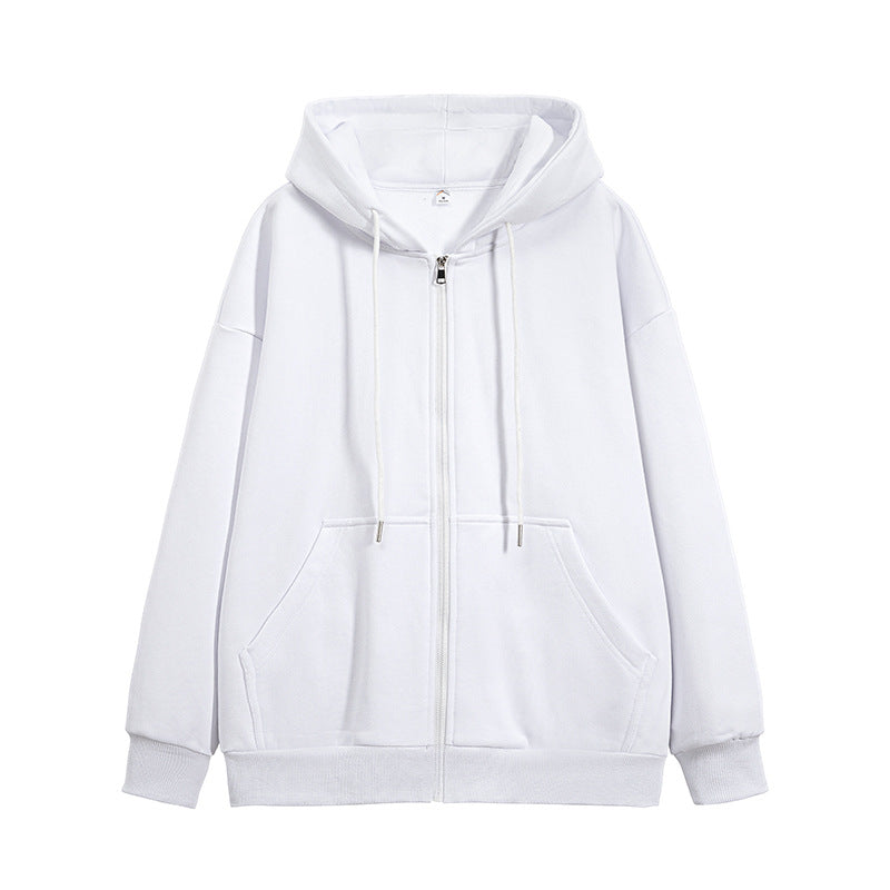 Unisex Oversize Kapuzen-Fleecejacke mit Boxy-Schnitt und Metall-Reißverschluss Drune