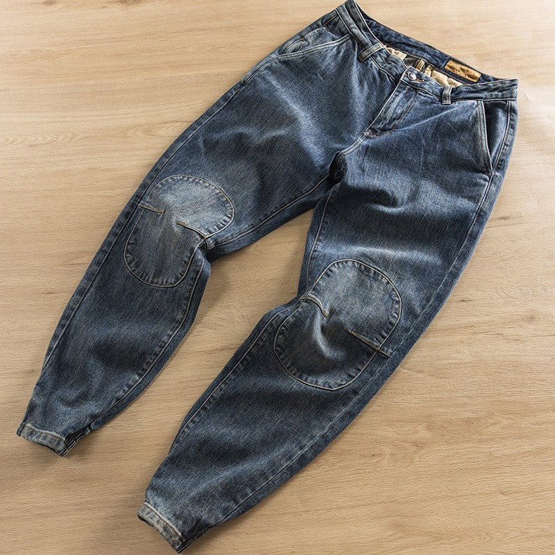 Herren Lässige Jeans mit verstärkten Knien Drune