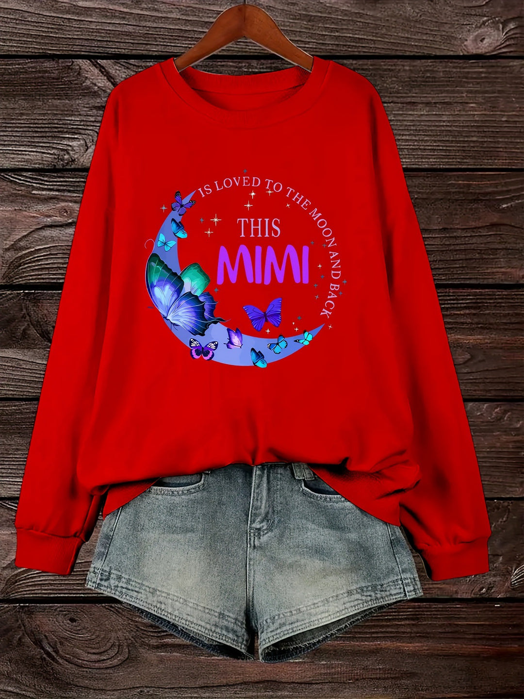 Damen Grafischer Sweatshirt Drune