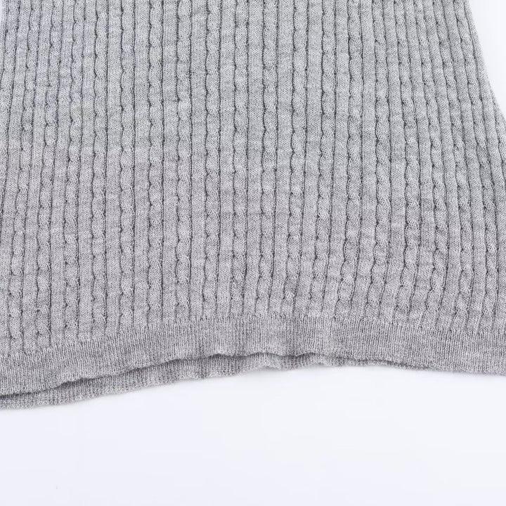 Damen Langarmshirt mit strukturiertem Rippdesign und Knopfdetails Drune
