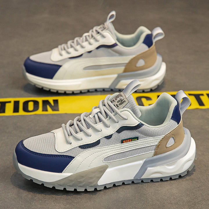 Herren Retro-Outdoor-Sneaker mit profiliertem Trail-Laufsohle und atmungsaktivem Mesh Drune