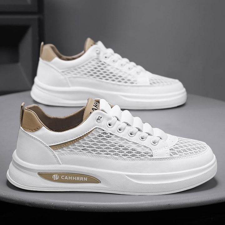 Herren Leichte Netz‑Plateau‑Sneaker mit atmungsaktivem Netzgewebe und gepolstertem Fußbett Drune