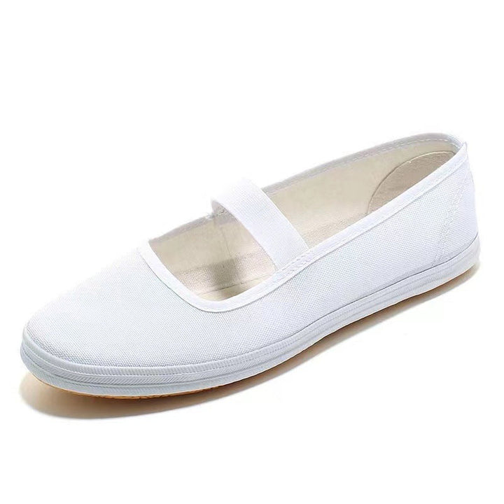 Damen bequeme Slip-On Sneakers mit elastischen Riemen Drune
