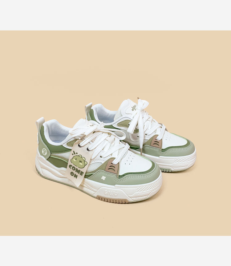 Damen sportliche Sneaker mit trendigem Design und atmungsaktivem Obermaterial Drune