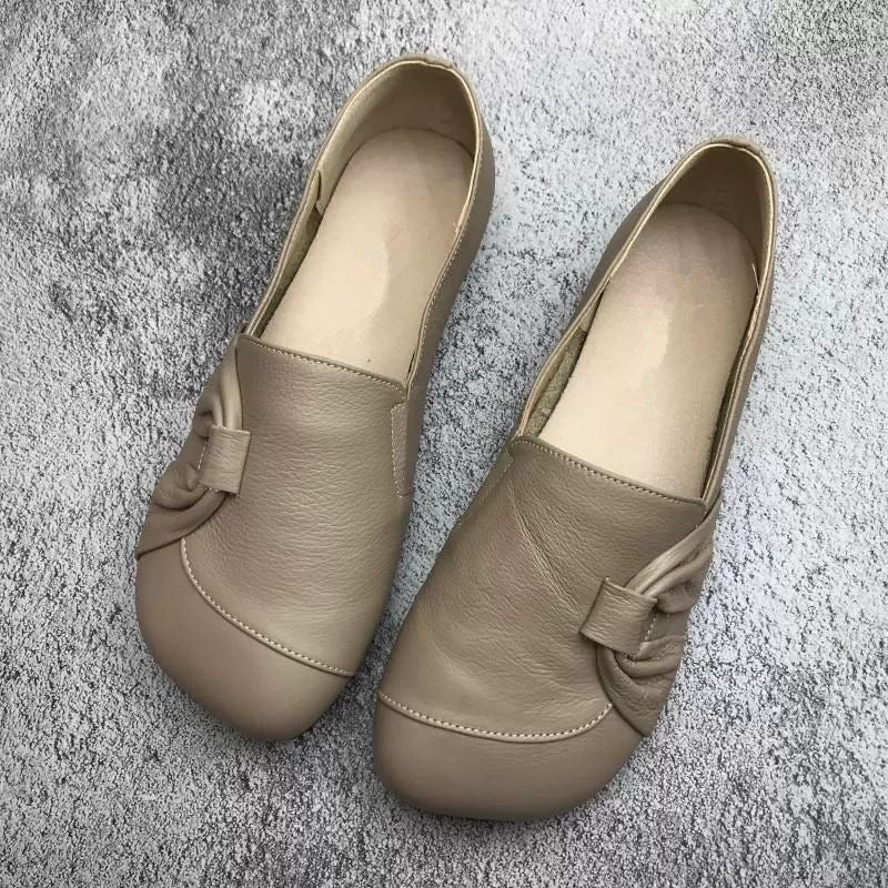 Damen Ballerinas mit modischem Knotendetail Drune