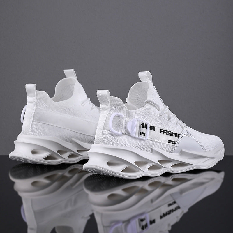 Unisex Strick-Sockensneaker mit gelochter Waben-Luftsohle Drune