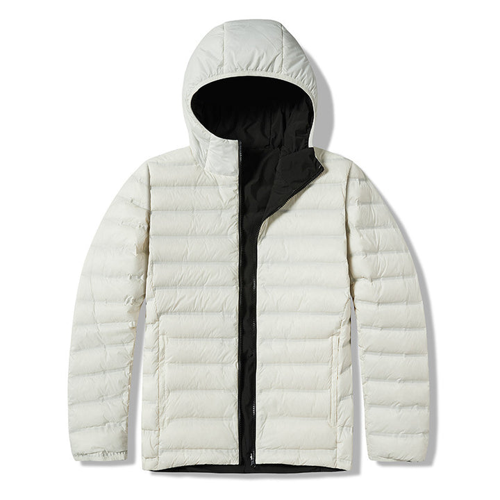 Herren Ultraleichte gesteppte Kapuzenjacke mit kompaktem Packmaß und windabweisender Oberfläche Drune