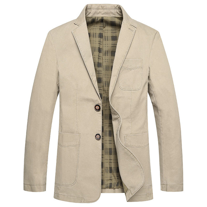 Herren Sakko im Field‑Stil aus Premium‑Canvas mit aufgesetzten Taschen Drune