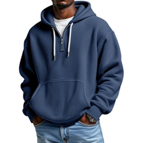 Herren lässiger Hoodie mit innovative Struktur Drune