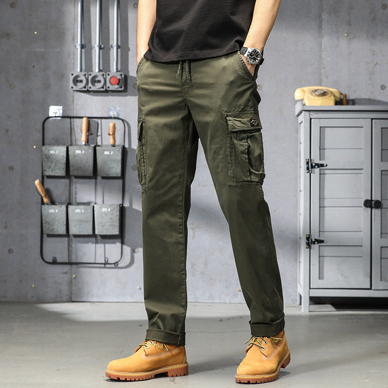 Herren Urbaner Ripstop-Cargo-Jogger mit elastischem Komfortbund und Mehrfach‑Klappentaschen Drune