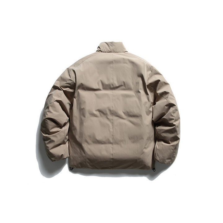 Herren Isolationsjacke im Boxy‑Schnitt mit Stehkragen, Raglanärmeln und Zwei‑Wege‑Reißverschluss Drune