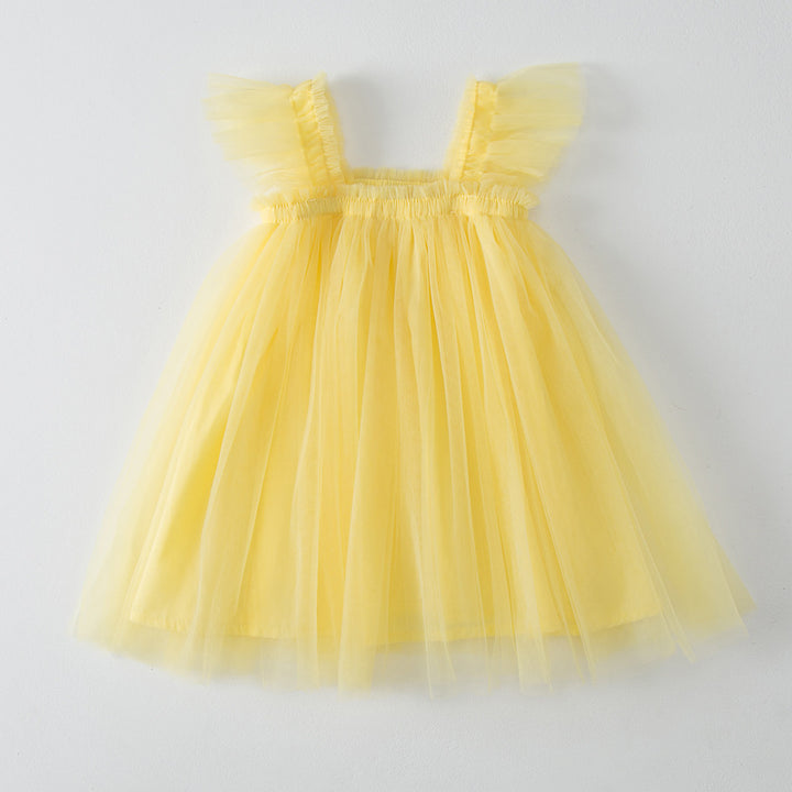 Damen Tüll Kleid Drune