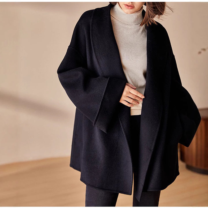 Damen Elegante und lockere Wickeljacke Drune