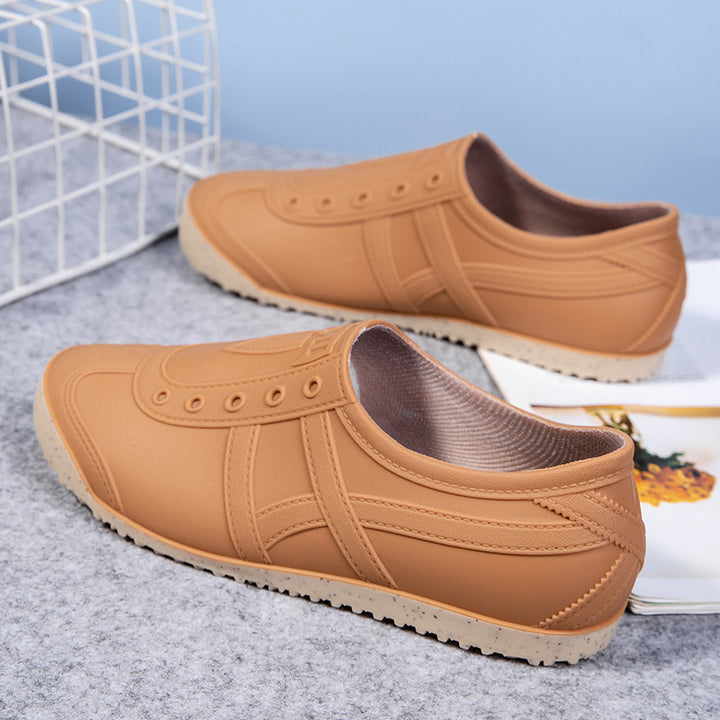 Damen Schlupf-Gummi-Sneaker mit nahtlosem Obermaterial und rutschfester Profilsohle Drune