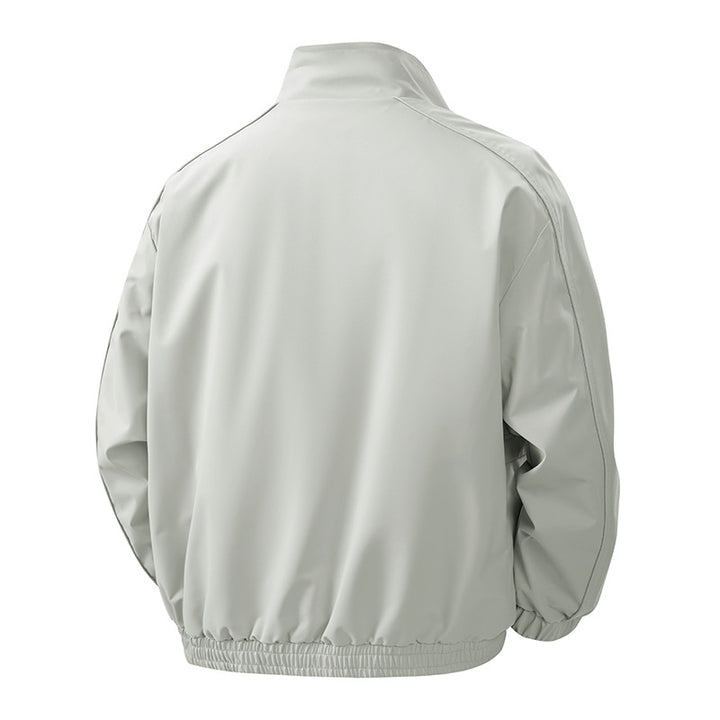 Herren leichter Übergangsblouson mit ergonomischen Schnittlinien, Stehkragen und verdecktem Reißverschluss Drune