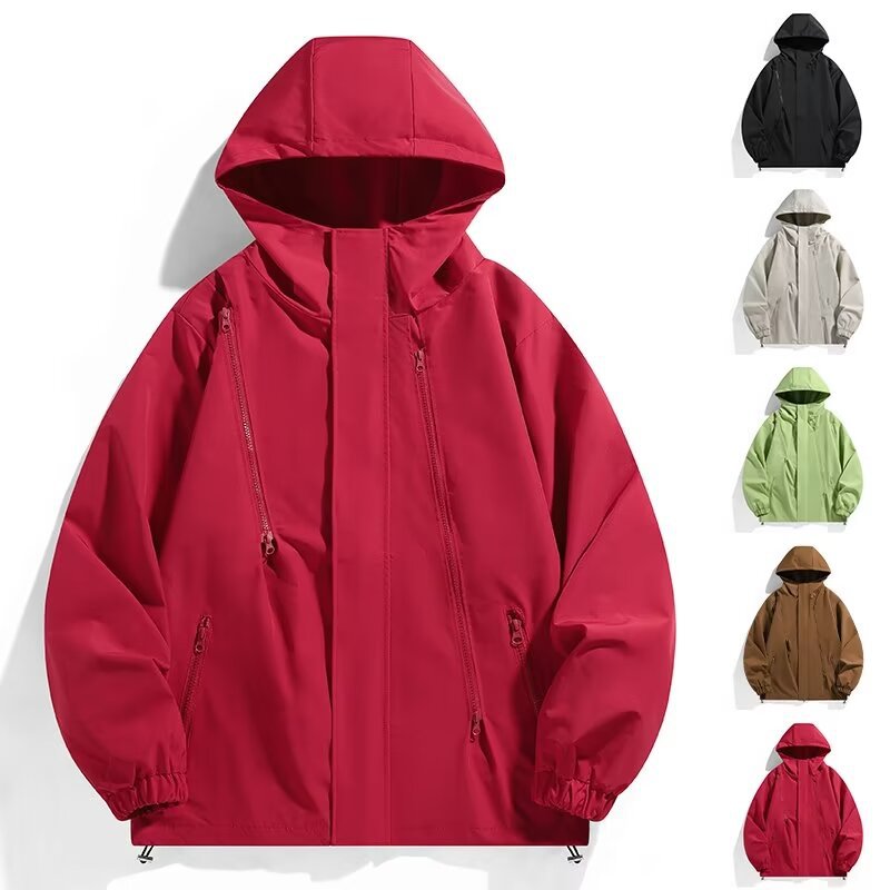 Unisex Sportliche Kapuzenjacke Drune
