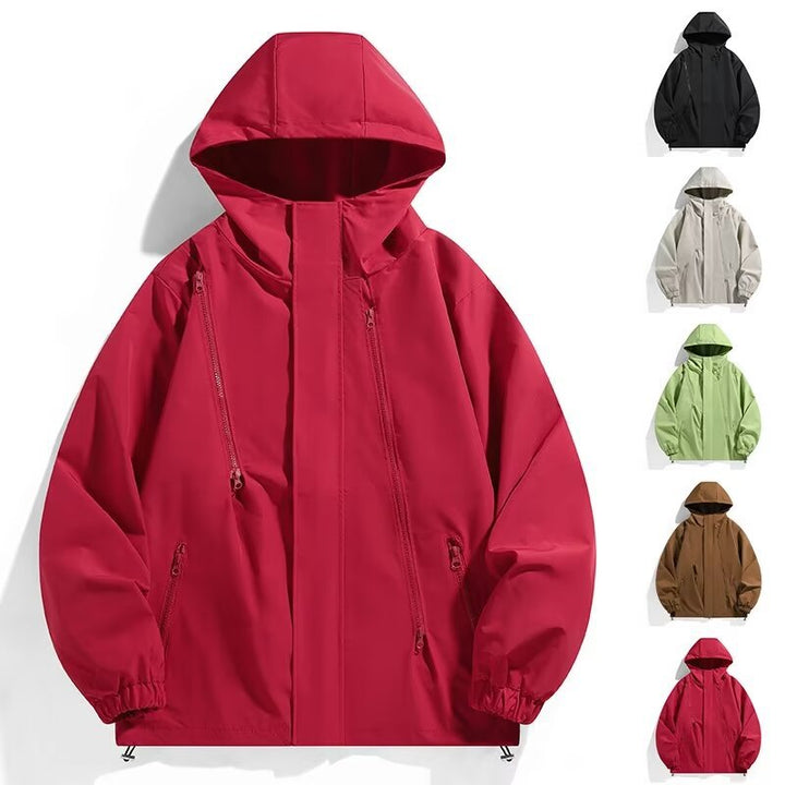 Unisex Sportliche Kapuzenjacke Drune