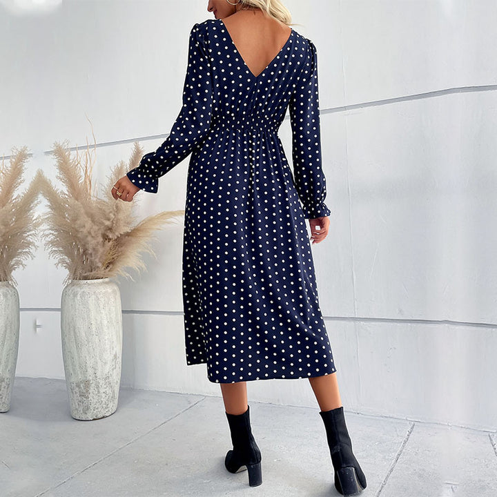 Damen Midi-Kleid im Punkte-Design Drune