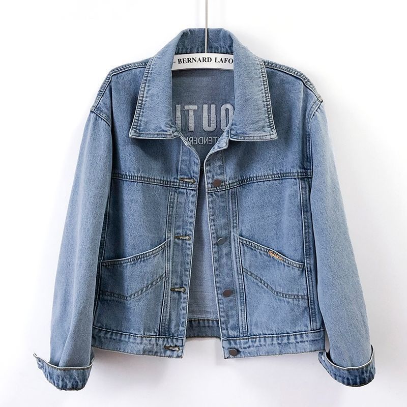 Damen Modische Jeansjacke Drune
