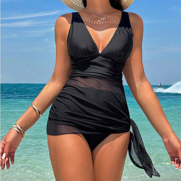 Damen Tankini mit raffiniertem Wickeldetail Drune