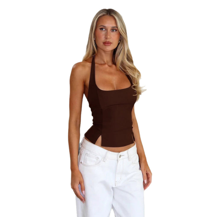 Damen Tanktop mit Ausschnitten Drune