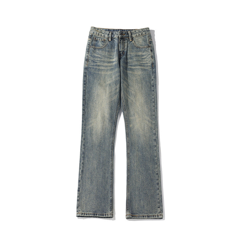 Herren Weitgeschnittene Jeans mit ausgefallenem Design Drune