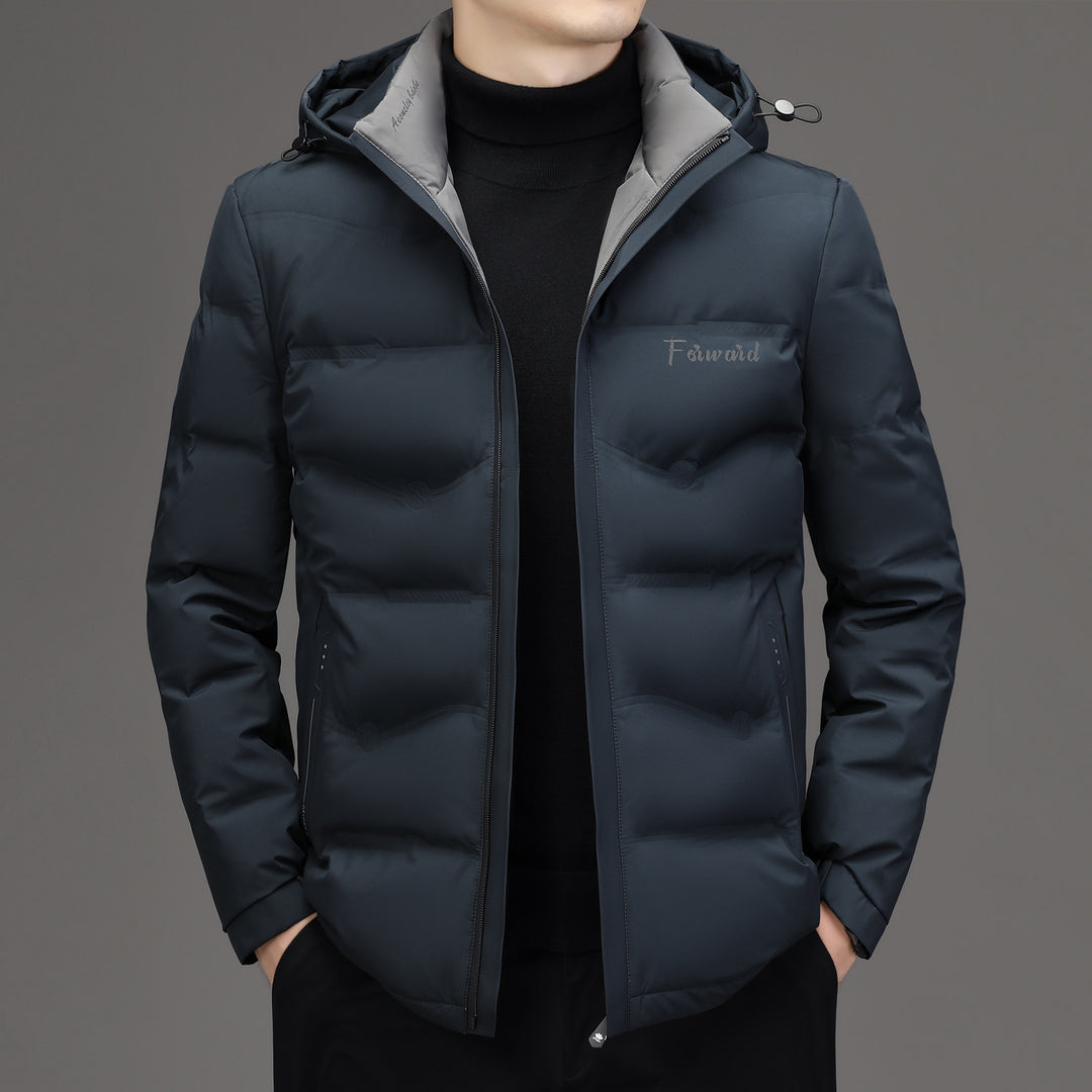 Herren Steppjacke mit Kapuze und schlanker Thermofütterung Drune
