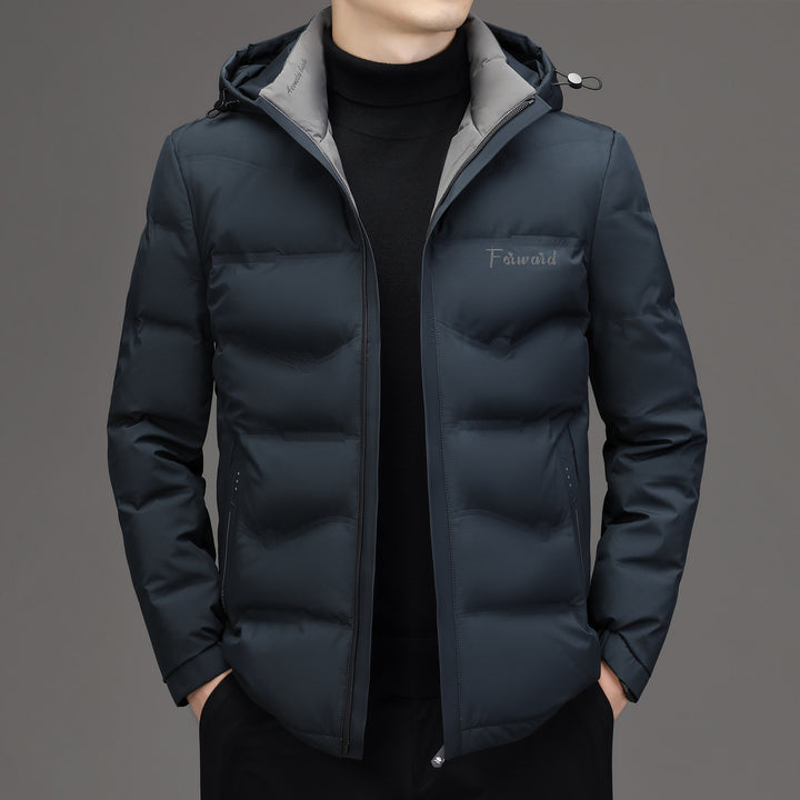 Herren Steppjacke mit Kapuze und schlanker Thermofütterung Drune
