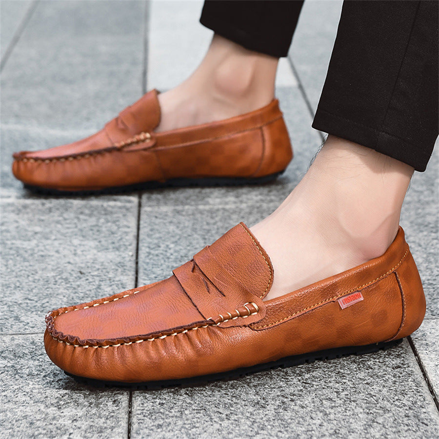 Herren Modische Mokassins mit handgenähtem Finish Drune
