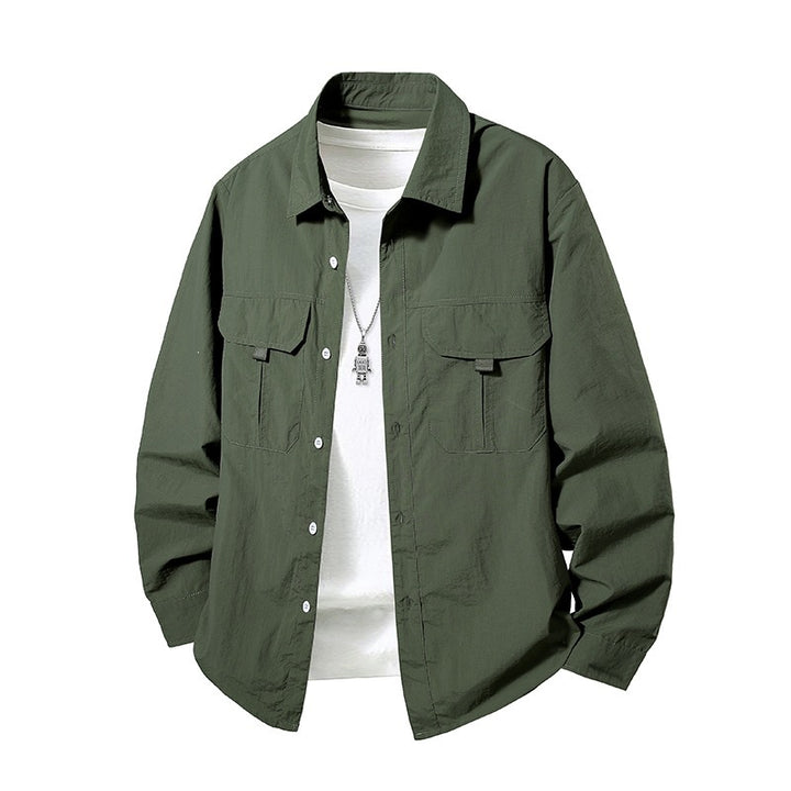 Herren Lässige Hemdjacke Drune