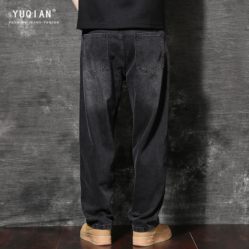 Herren Bequeme Wide-Leg Jeans Drune