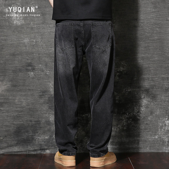 Herren Bequeme Wide-Leg Jeans Drune