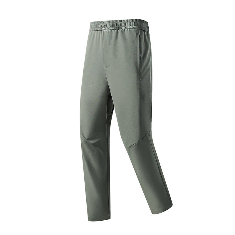 Herren Technische tapered Trainingshose mit elastischem Bund, 4‑Wege‑Stretch und Reißverschlusstaschen Drune