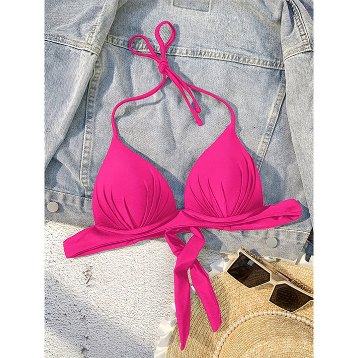 Damen Triangel-Bikini mit elegantem Wickeldetail Drune