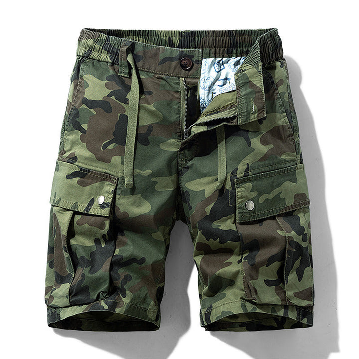Drune | Kurze Hose Cargo Shorts mit Seitentaschen